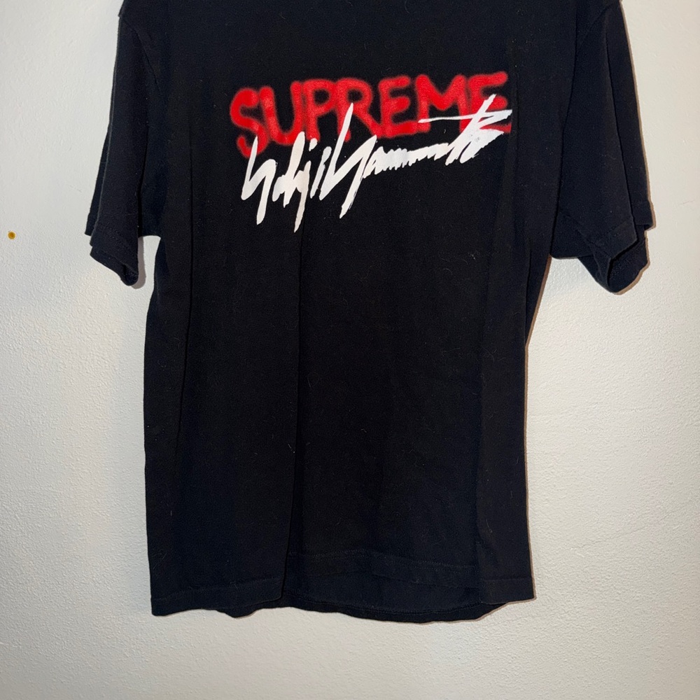 Supreme Black and Red Signature Tee